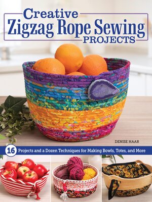 cover image of Creative Zigzag Rope Sewing Projects